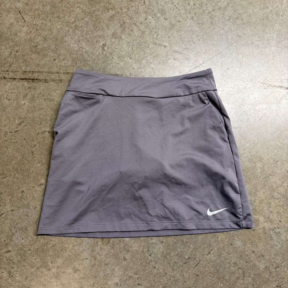 Nike Dri-FIT Women Golf Skort Gray Purple Athletic Tennis Skirt Size XS 2257
